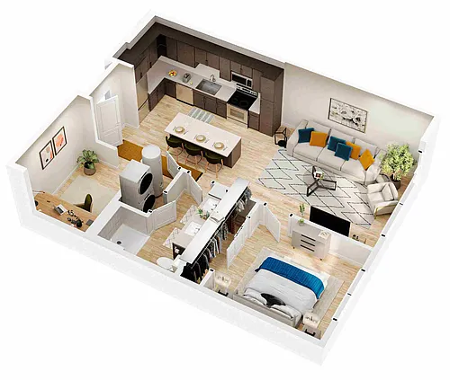 Floor plan Millwright
