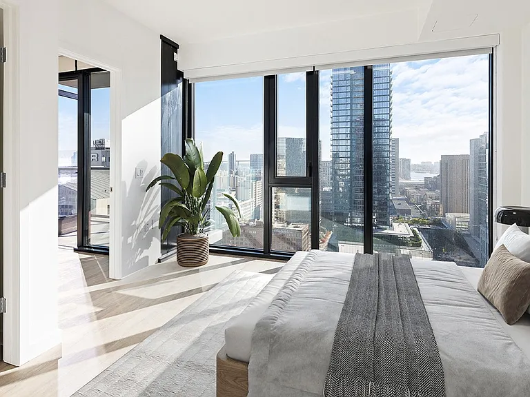 Virtually Staged One-Bedroom Bedroom - The Torrey