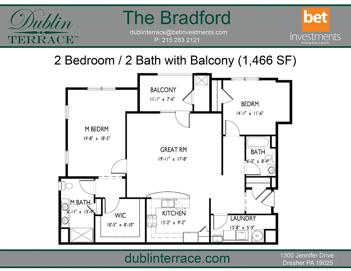 Floor plan Bradford
