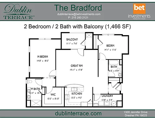 Floor plan Bradford