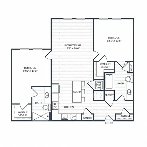 Floor plan PH1 B1