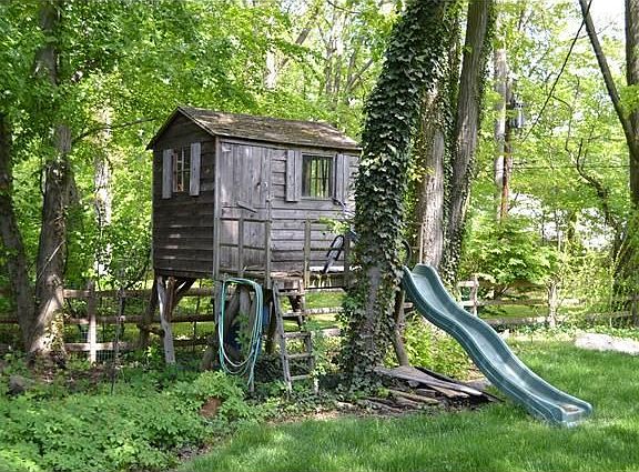 Playhome in backyard