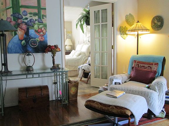 French doors into BR