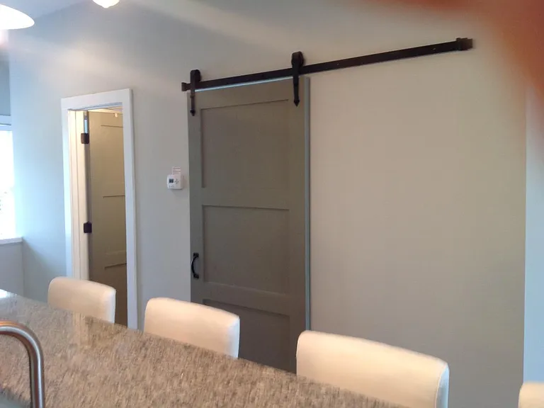 Bedroom with Barn Door