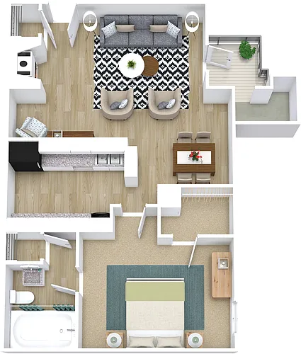 Floor plan Red Oak