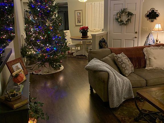 Living room/front entrance/dining area