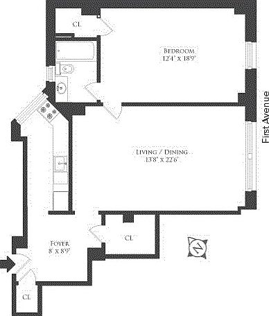 1st image of 865 1st Ave #6C