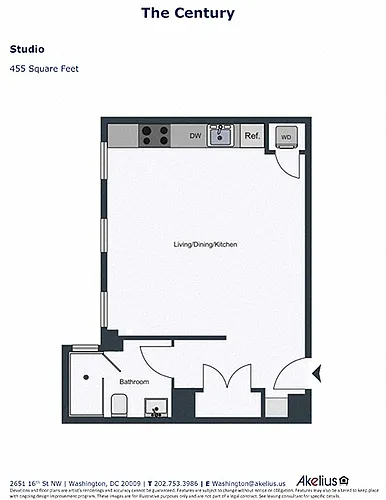 Floor plan Studio