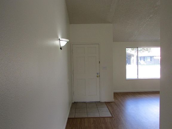 Front entry and living room.