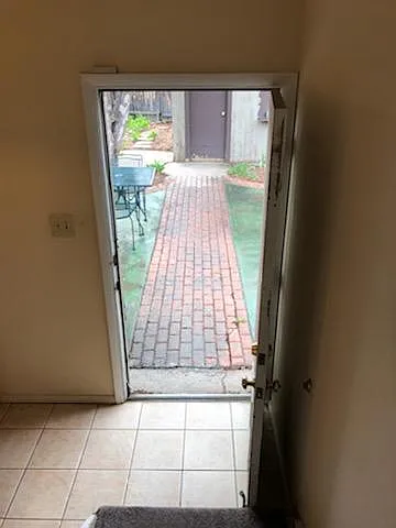 Rear mud room