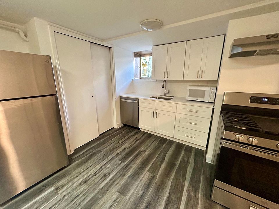 Kitchen window overlooks Ogden Ave & gets ample sunlight