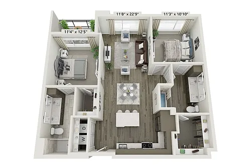 Floor plan B5E