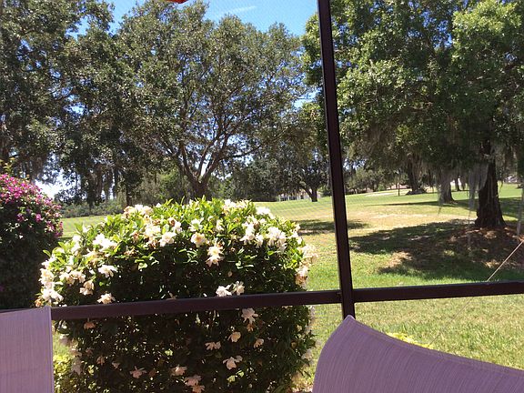 Looking onto golf course