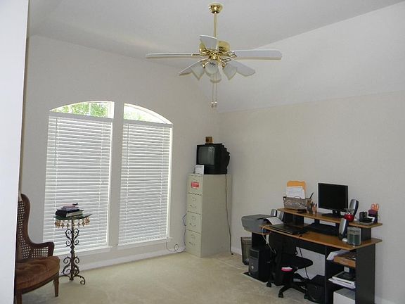 study with arched windows