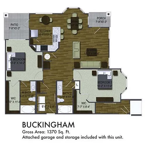 Floor plan Buckingham