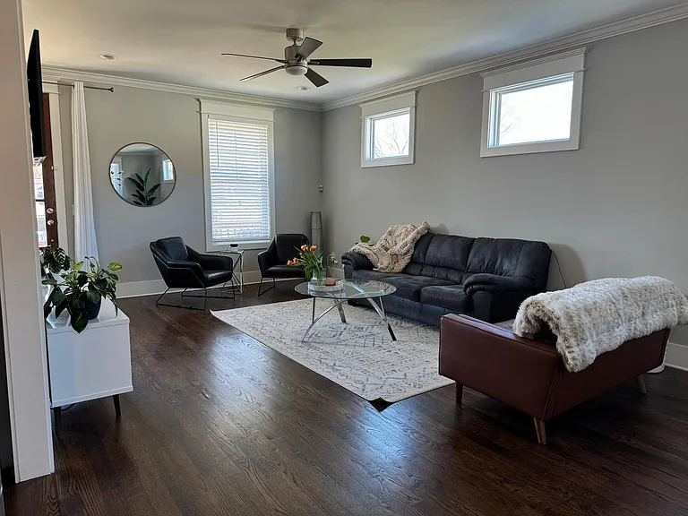 Large living room (Furnished view)