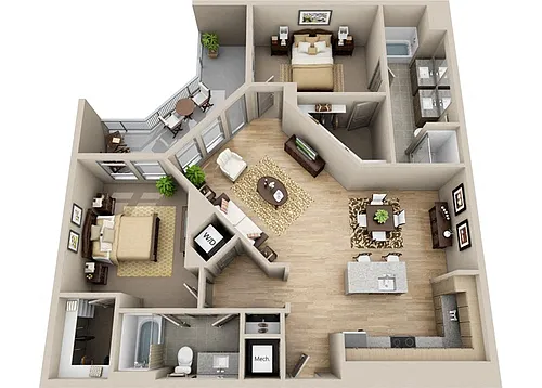 Floor plan B7