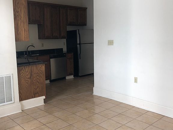 Living room and kitchen