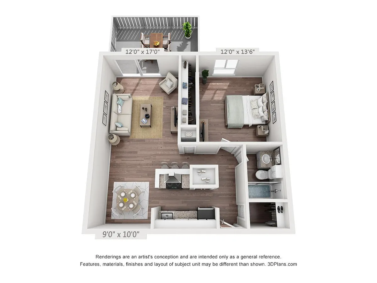 Floor plan 1X1