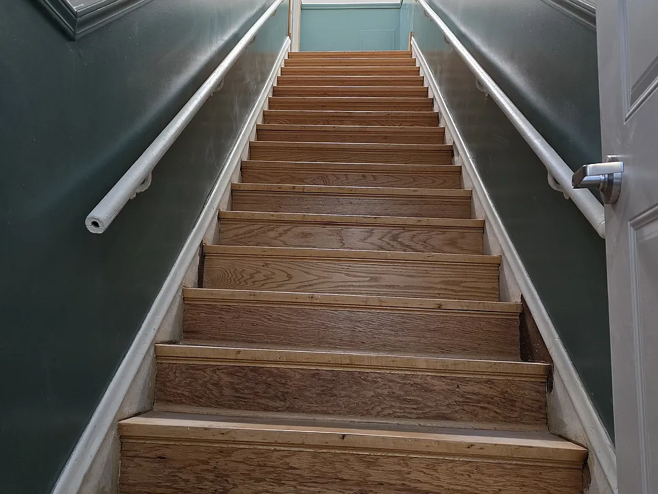 Front stairway.