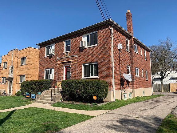 Exterior of secure building and driveway.