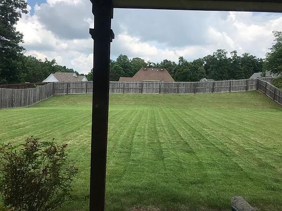 Large backyard