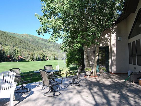 Front Deck on golf course.  