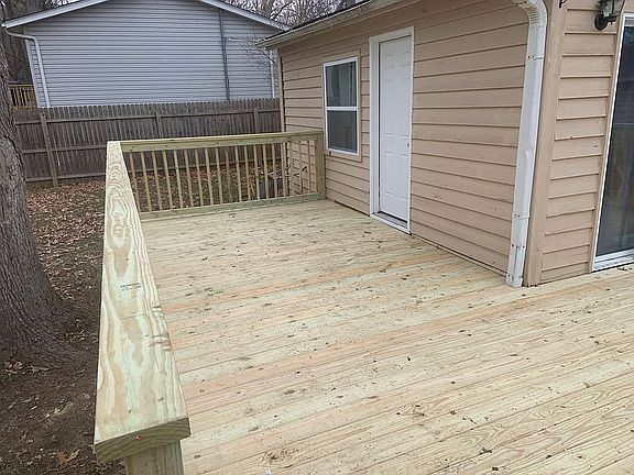 deck complete, before stain 