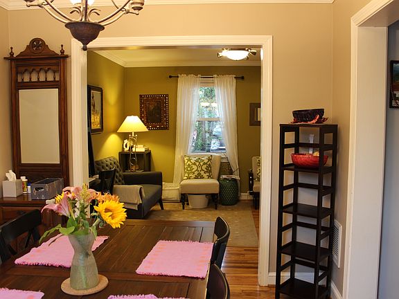 View from Dining room to living room