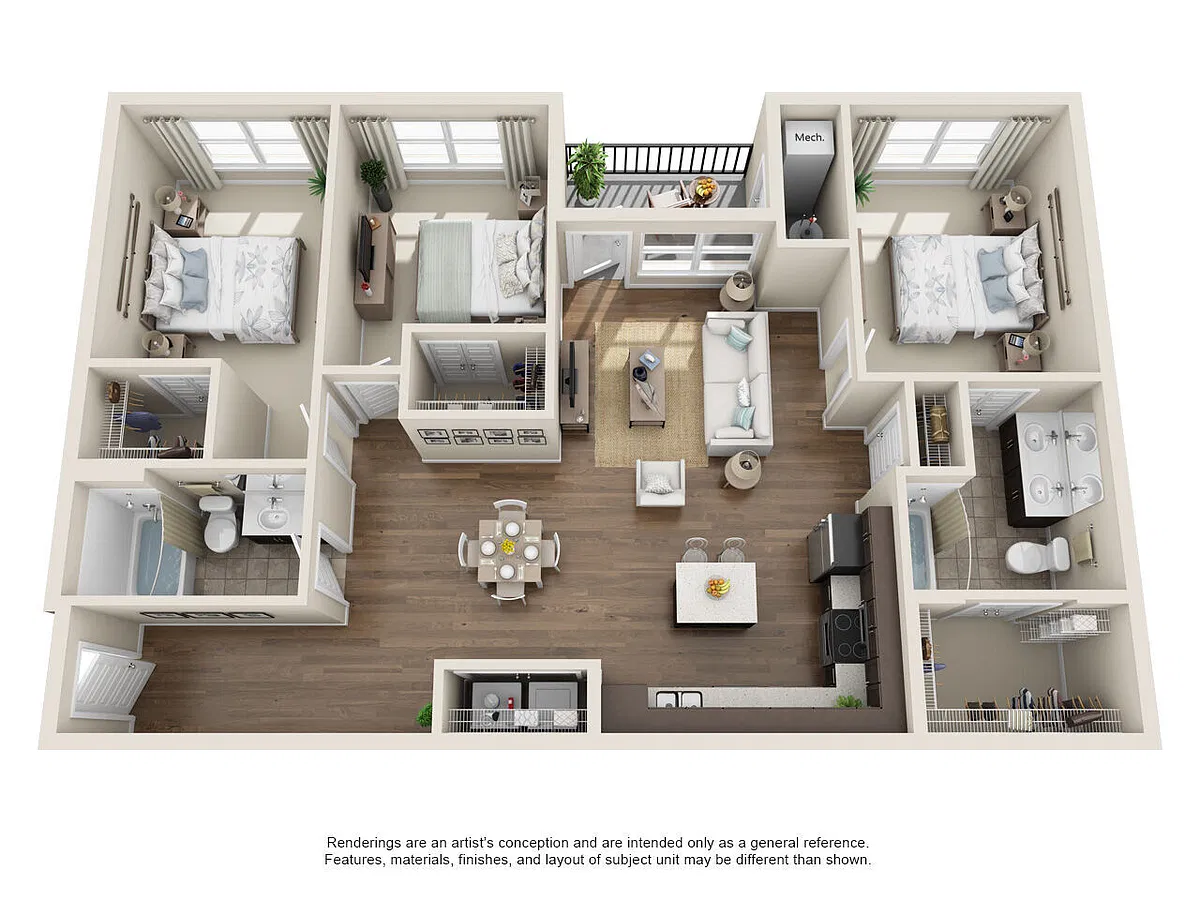 Floor plan Sapphire *Newly Renovated