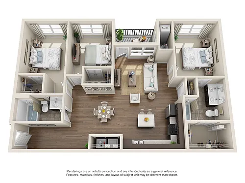 Floor plan Sapphire *Newly Renovated