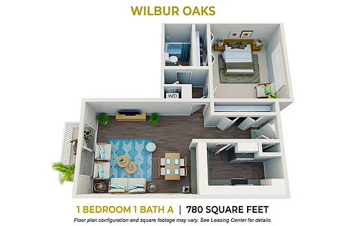 Floor plan One Bedroom