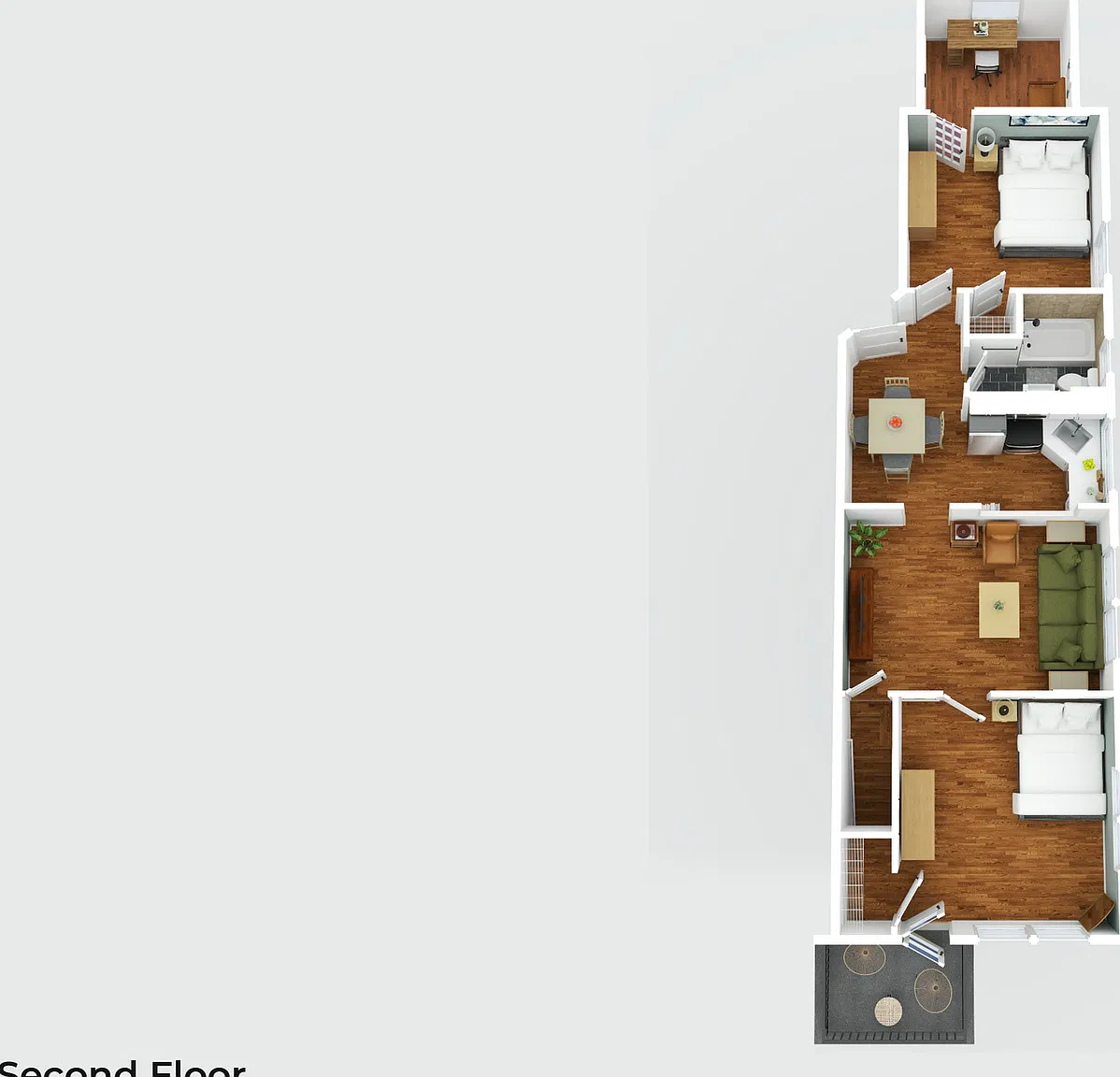 2 bed, 860 sqft, $3,300 — Photo 4