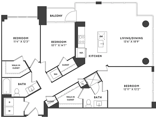 Floor plan C4