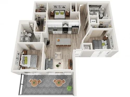 Floor plan PENTHOUSE 3