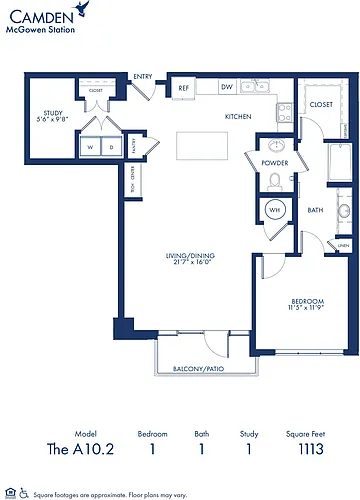 Floor plan A102