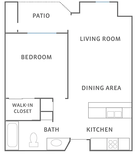Floor plan The Oak