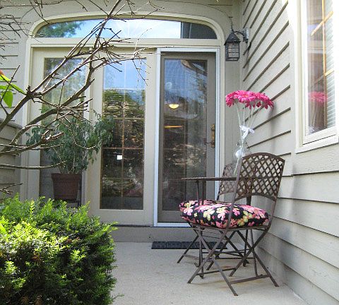 one of two patios