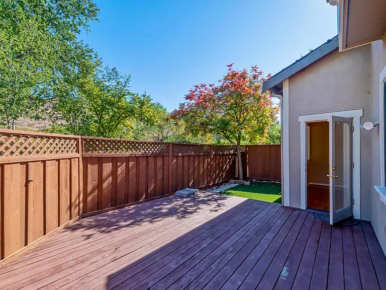 Outdoor patio area