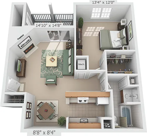 Floor plan St. Andrews