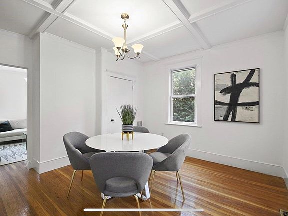 Dining room with storage/linen closet