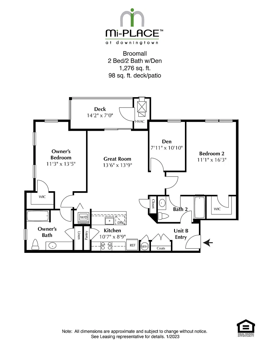 Floor plan The Broomall