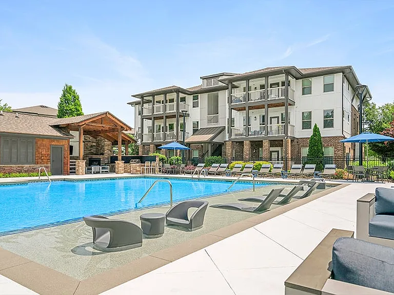 Relax by the resort-style pool