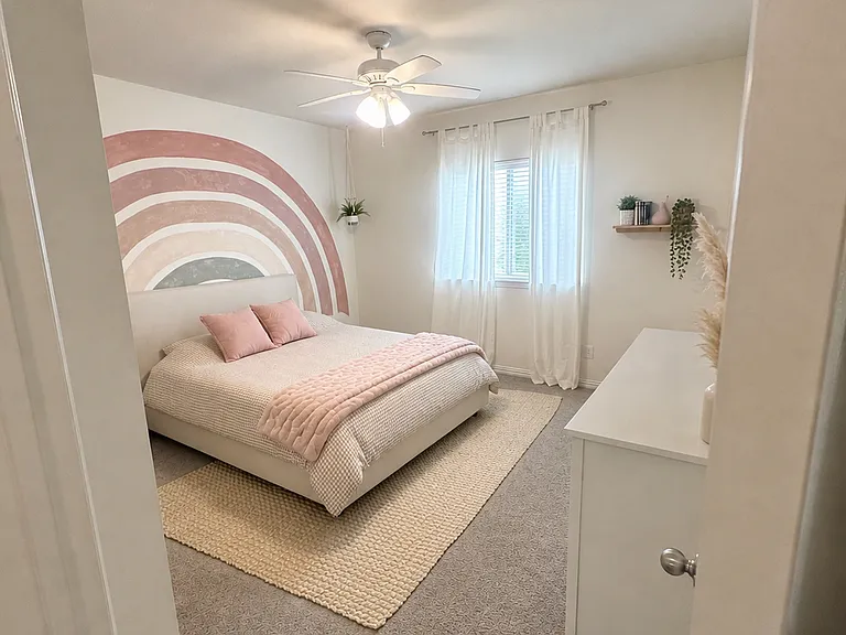 upstairs bedroom #1 with walk-in closet