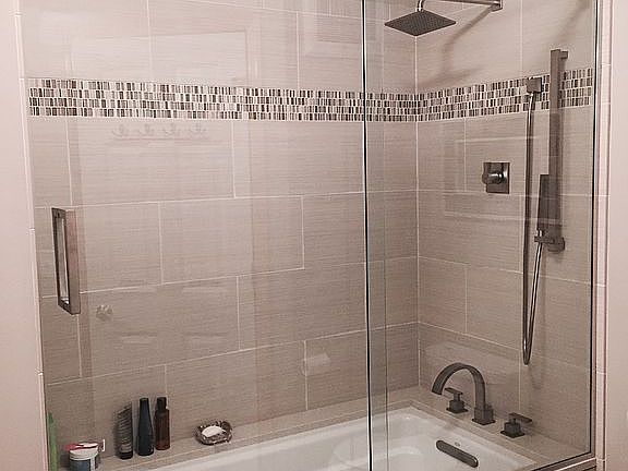 Remodeled shower/bath