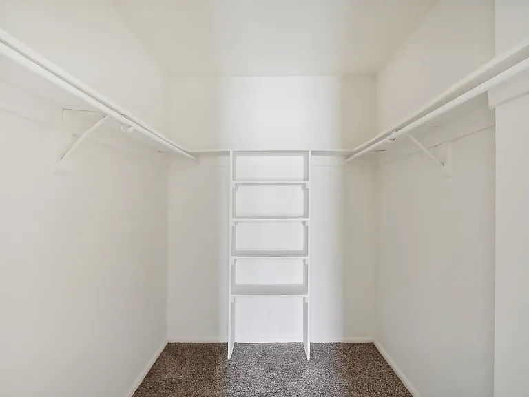 Large walk in closet at Trillium in Fairfax, VA