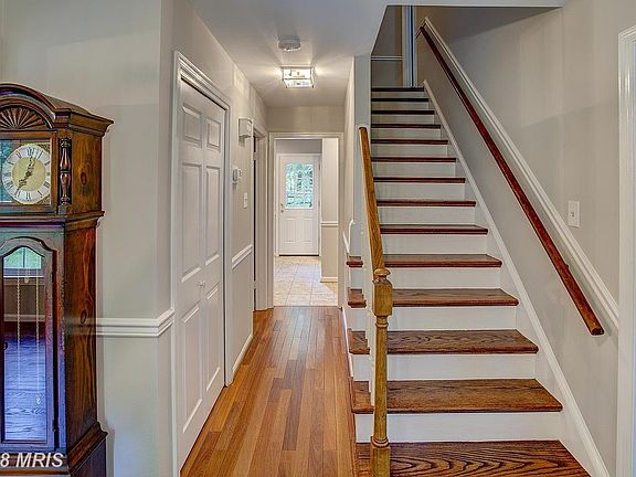 Newly refinished floors throughout the home