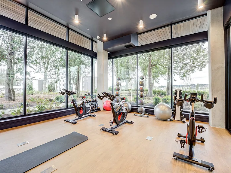 Plenty of space to workout without ever leaving home.