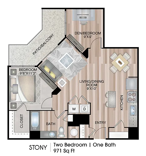 Floor plan Stony
