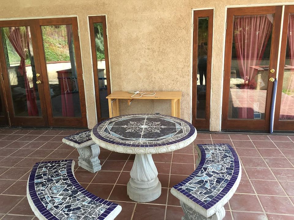 Patio table (included)